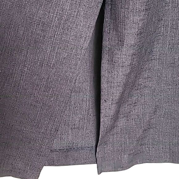 Gray Straight Midi-Skirt, Size 14 - Picture 5 of 6